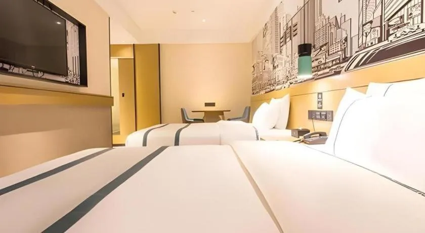 Bed in City Comfort Inn Nanning Yudong Jinxiang Metro Station