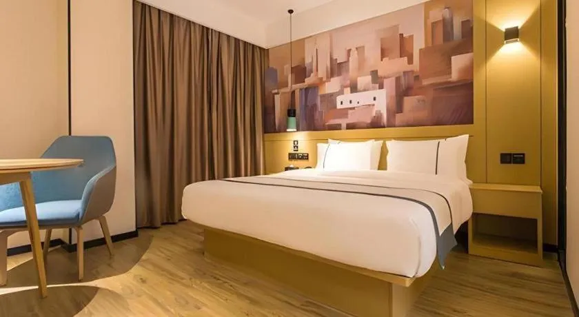 Bed in City Comfort Inn Nanning Yudong Jinxiang Metro Station