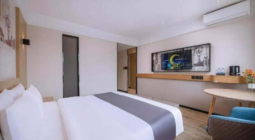 Bed in City Comfort Inn Nanning Yudong Jinxiang Metro Station