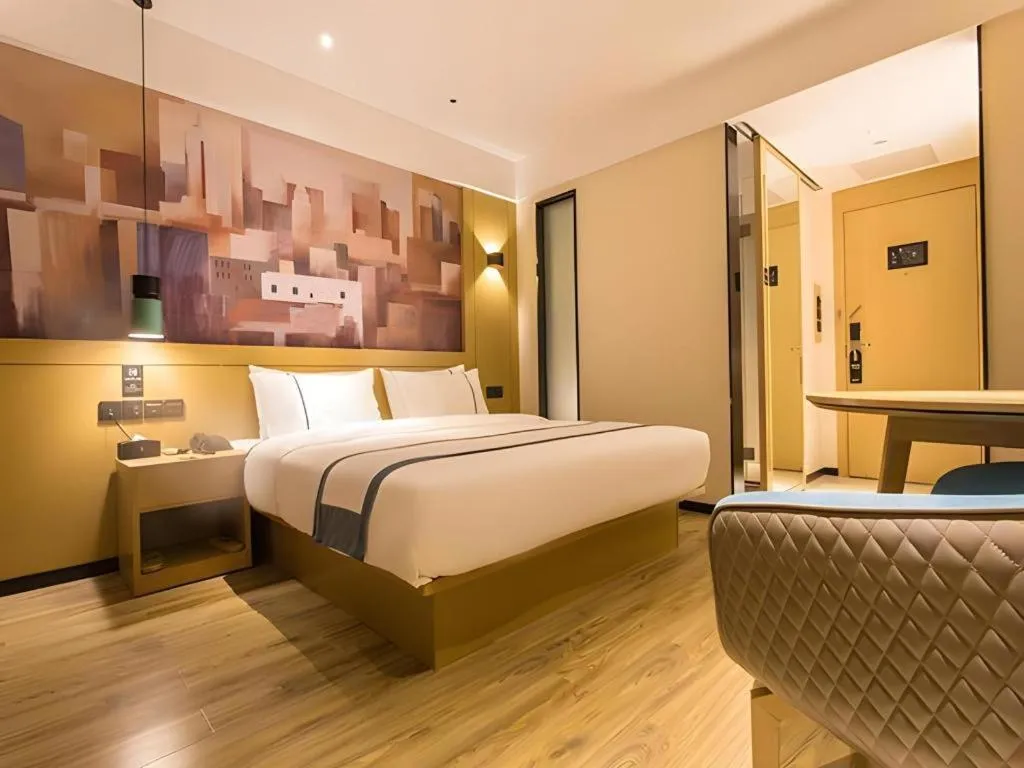 Bed in City Comfort Inn Nanning Yudong Jinxiang Metro Station