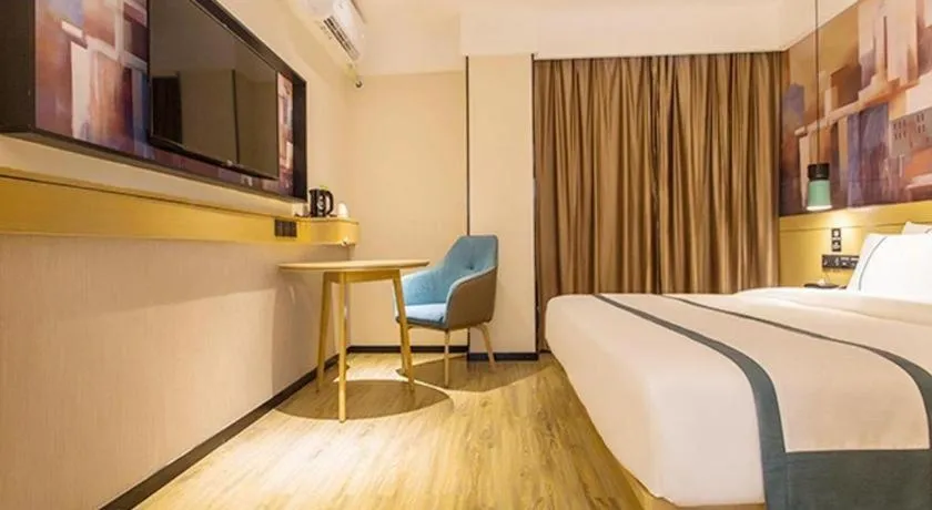 Bed in City Comfort Inn Nanning Yudong Jinxiang Metro Station