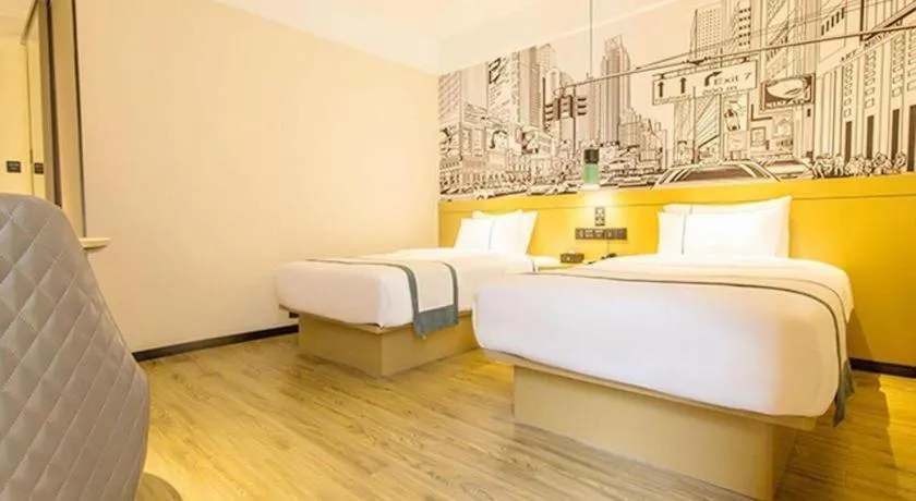 Bed in City Comfort Inn Nanning Yudong Jinxiang Metro Station