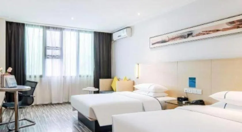 Bed in City Comfort Inn Yulin Jincheng Center Municipal Government