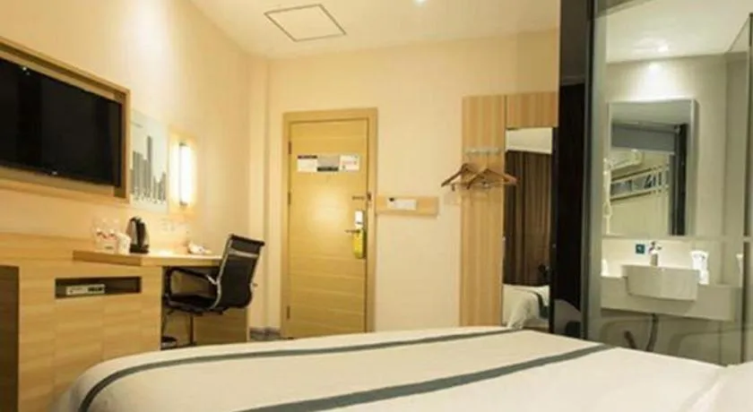 Bed in City Comfort Inn Yulin Jincheng Center Municipal Government