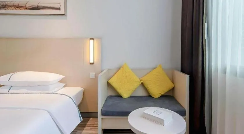 Bed in City Comfort Inn Yulin Jincheng Center Municipal Government