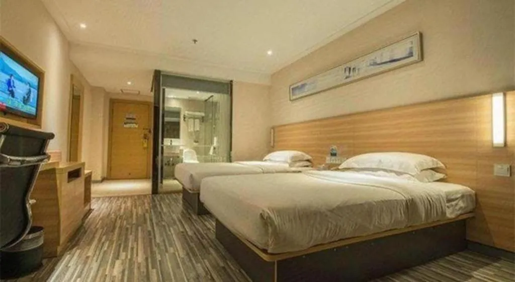 Bed in City Comfort Inn Yulin Jincheng Center Municipal Government