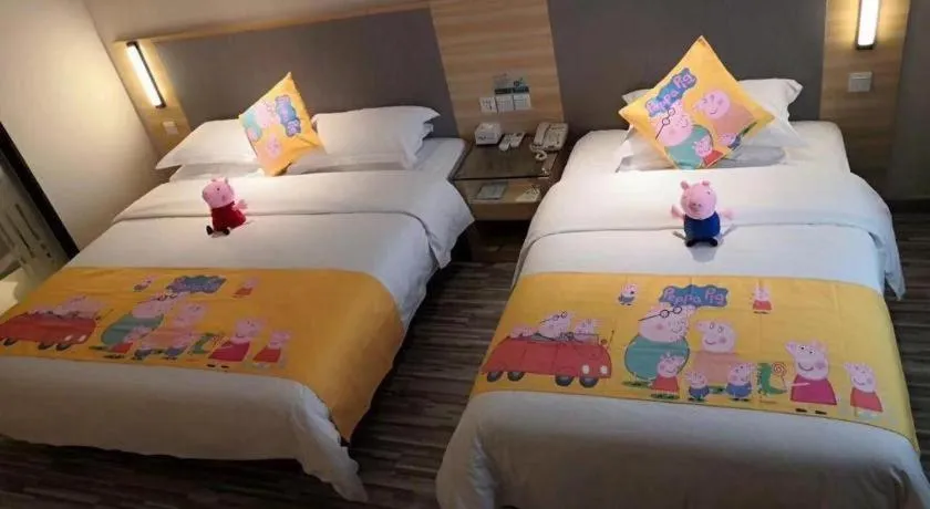 Bed in City Comfort Inn Yulin Jincheng Center Municipal Government