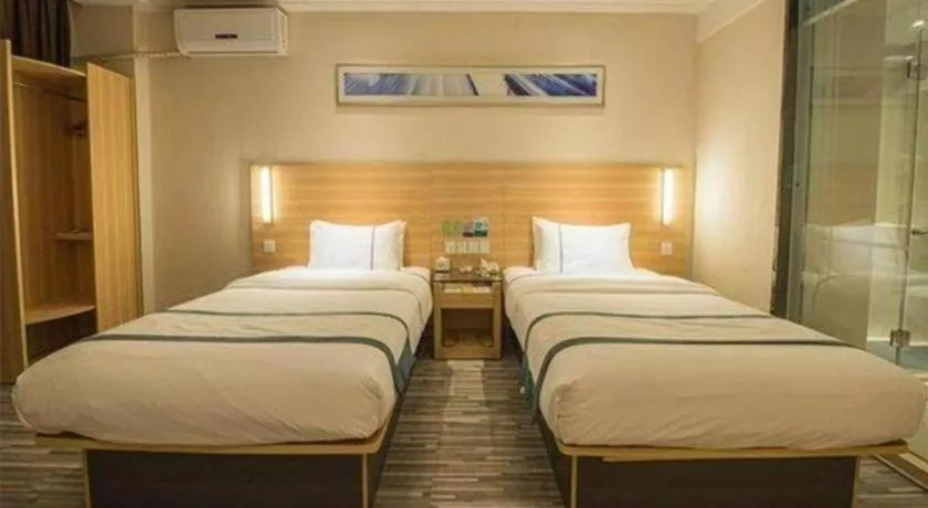 Bed in City Comfort Inn Yulin Jincheng Center Municipal Government