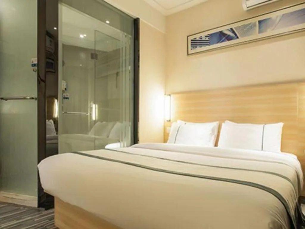 Bed in City Comfort Inn Yulin Jincheng Center Municipal Government