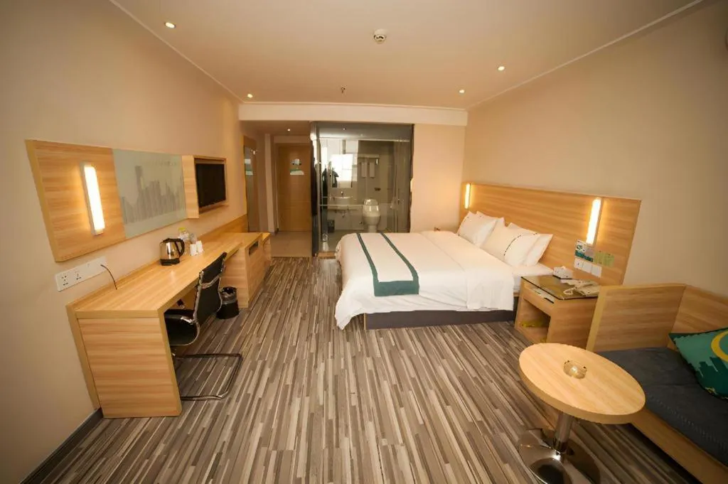 Bed in City Comfort Inn Yulin Jincheng Center Municipal Government