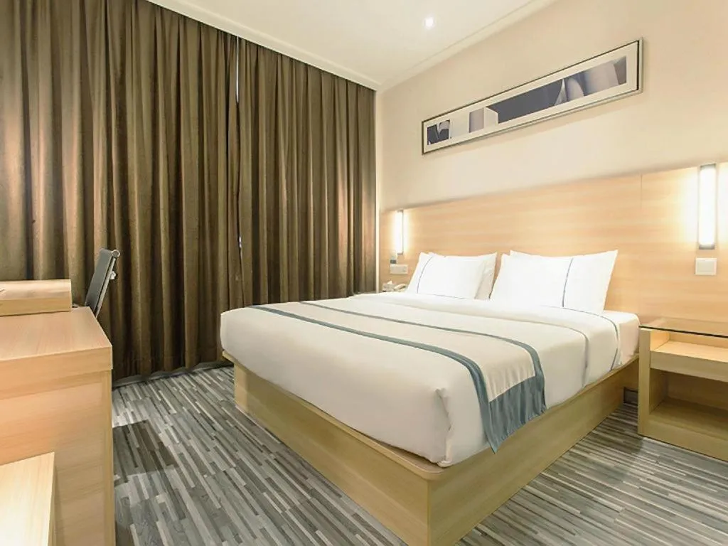 Bed in City Comfort Inn Yulin Jincheng Center Municipal Government