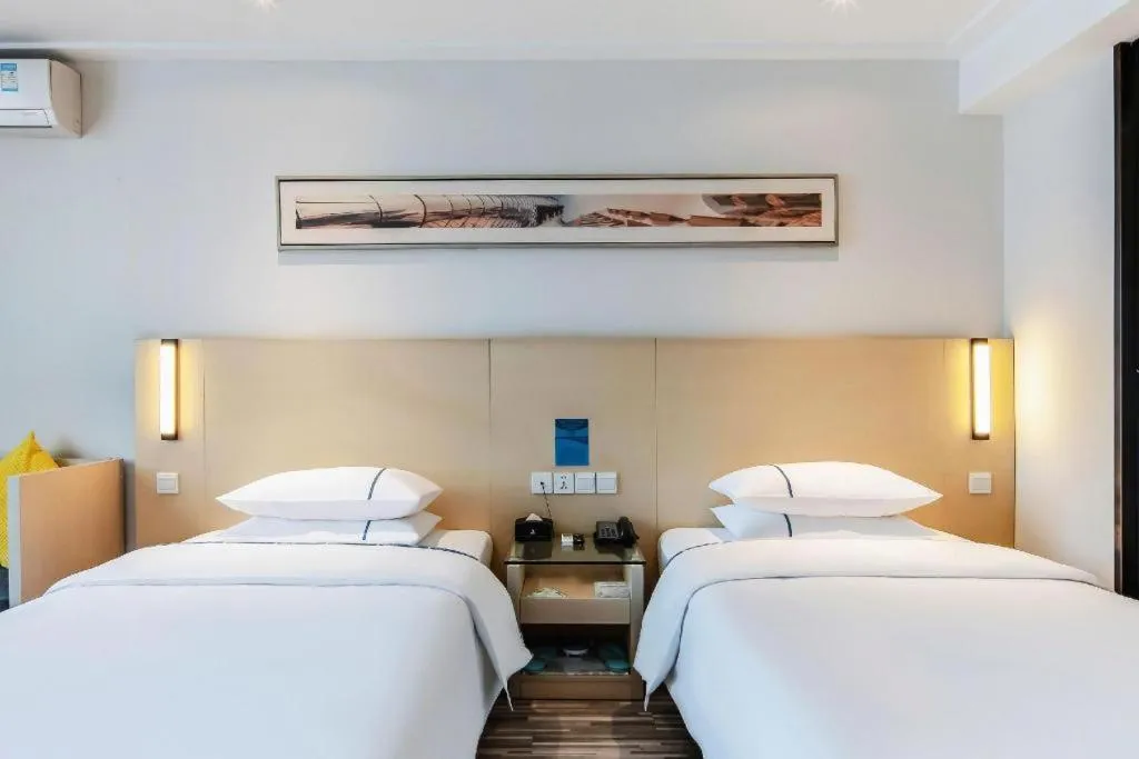 Bed in City Comfort Inn Yulin Jincheng Center Municipal Government