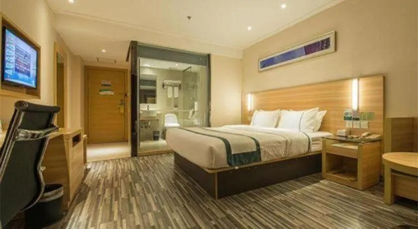 Bed in City Comfort Inn Yulin Jincheng Center Municipal Government