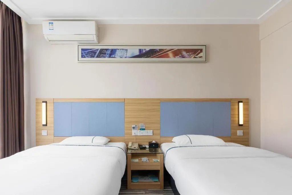 Bed in City Comfort Inn Yulin Jincheng Center Municipal Government