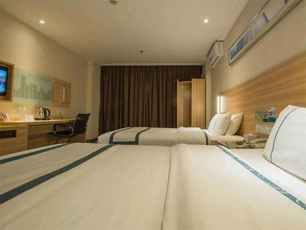 Bed in City Comfort Inn Yulin Jincheng Center Municipal Government