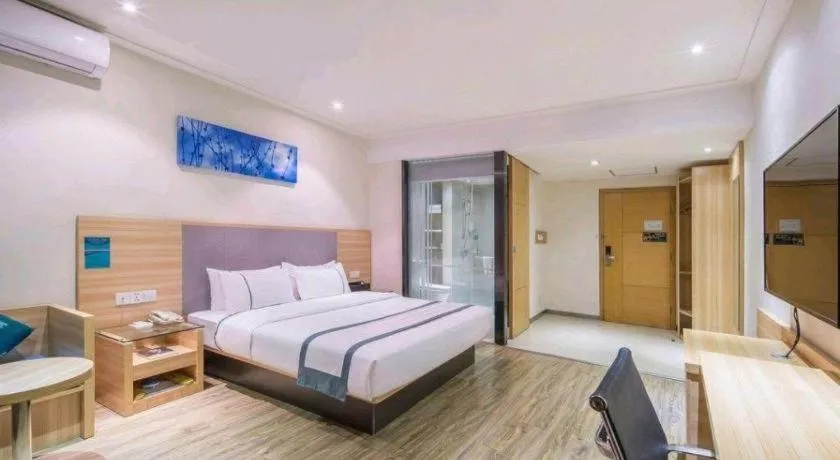 Bed in City Comfort Inn Yulin Jincheng Center Municipal Government