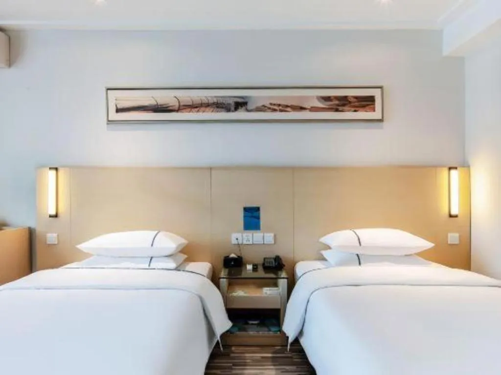 Bed in City Comfort Inn Yulin Jincheng Center Municipal Government