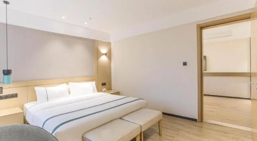 Bed in City Comfort Inn Nanning Guangxi University Xinyang Road