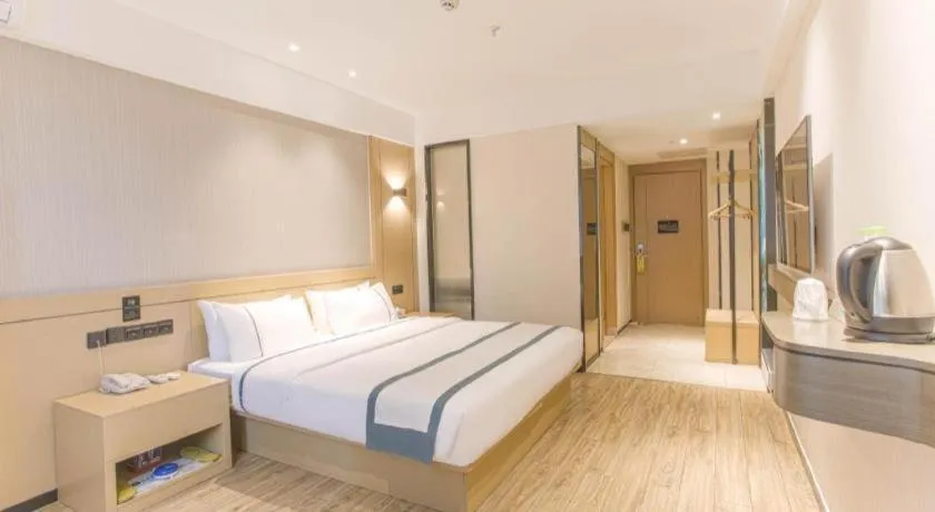 Bed in City Comfort Inn Nanning Guangxi University Xinyang Road