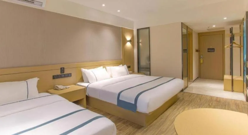 Bed in City Comfort Inn Nanning Guangxi University Xinyang Road