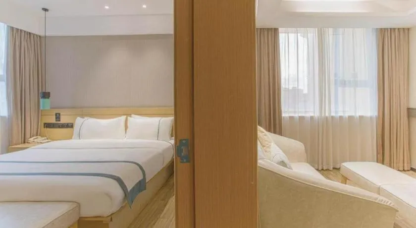 Bed in City Comfort Inn Nanning Guangxi University Xinyang Road