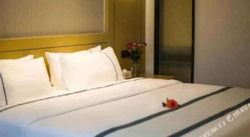 Bed in City Comfort Inn Nanning Guangxi University Xinyang Road