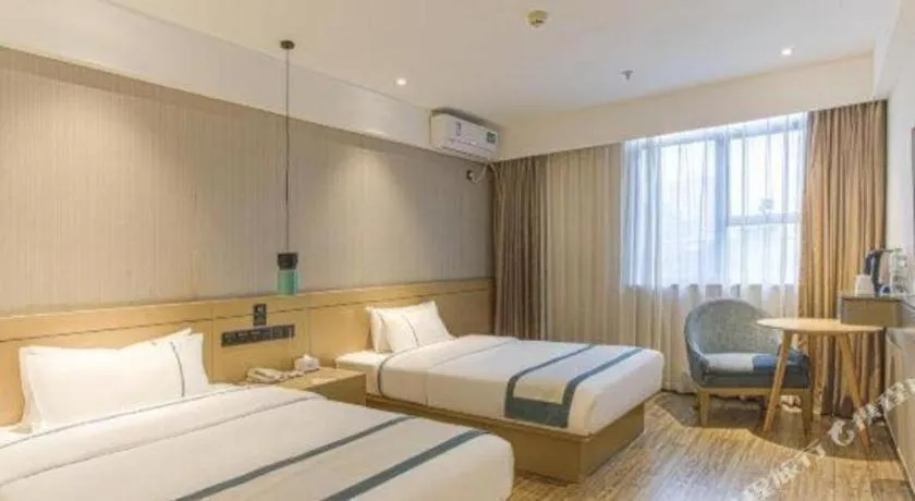 Bed in City Comfort Inn Nanning Guangxi University Xinyang Road