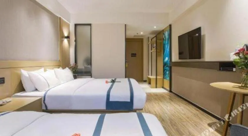 Bed in City Comfort Inn Nanning Guangxi University Xinyang Road