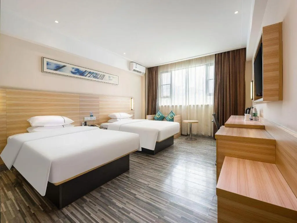 Bed in City Comfort Inn Baise Tiandong