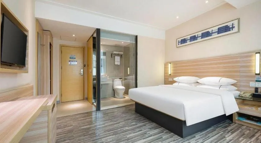 Bed in City Comfort Inn Baise Tiandong