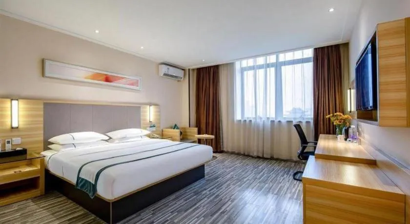 Bed in City Comfort Inn Nanning Chaoyang Parkson Pedestrian Street