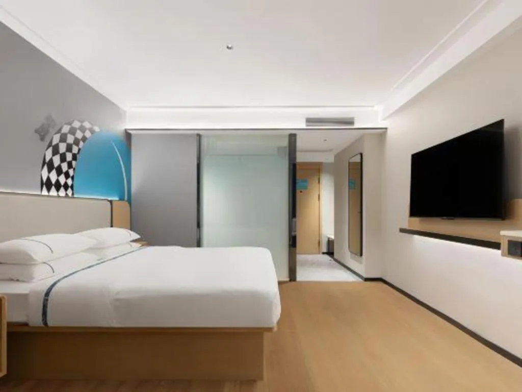 Bed in City Comfort Inn Nanning Chaoyang Parkson Pedestrian Street