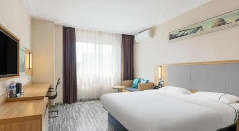 Bed in City Comfort Inn Nanning Chaoyang Parkson Pedestrian Street