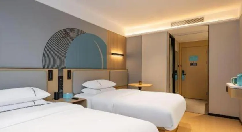 Bed in City Comfort Inn Nanning Chaoyang Parkson Pedestrian Street