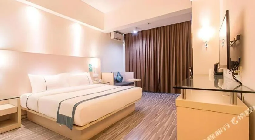 Bed in City Comfort Inn Nanning Chaoyang Parkson Pedestrian Street