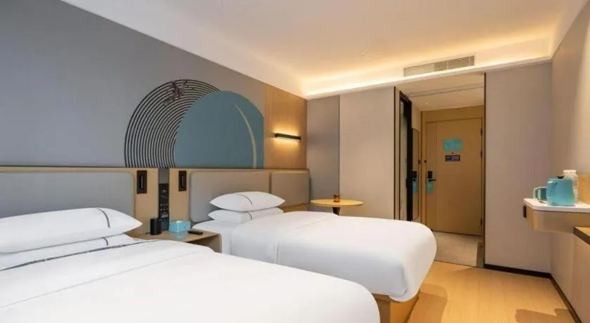 Bed in City Comfort Inn Nanning Chaoyang Parkson Pedestrian Street