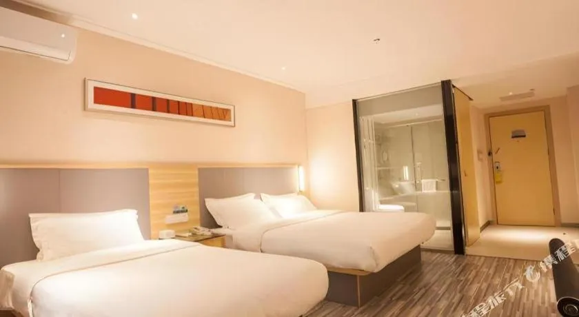 Bed in City Comfort Inn Nanning Chaoyang Parkson Pedestrian Street