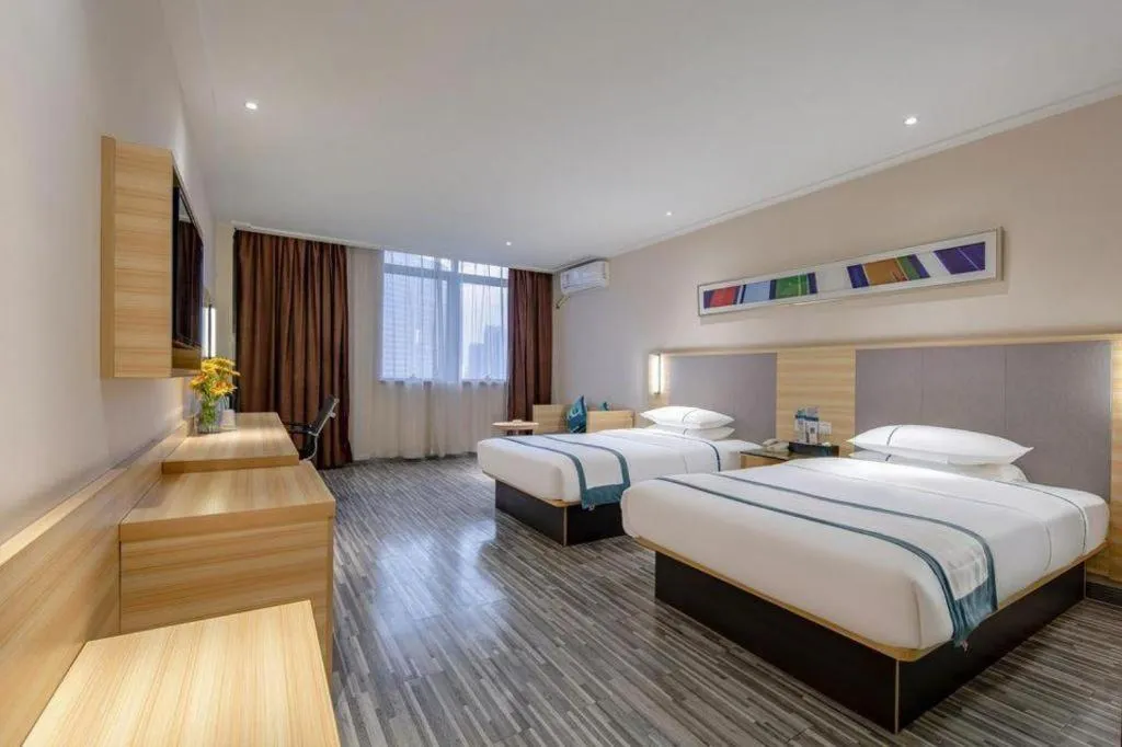 Bed in City Comfort Inn Nanning Chaoyang Parkson Pedestrian Street