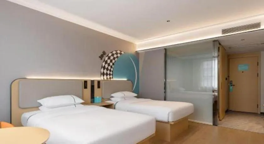 Bed in City Comfort Inn Nanning Chaoyang Parkson Pedestrian Street