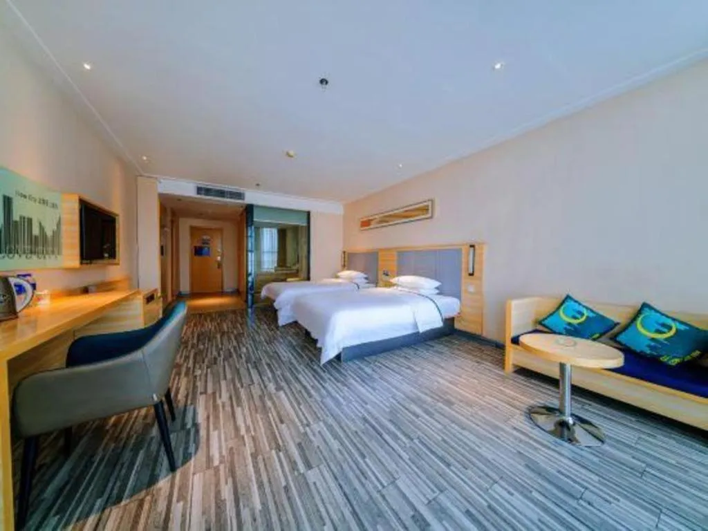 Bed in City Comfort Inn Guilin Quanzhou Zhongxin Square