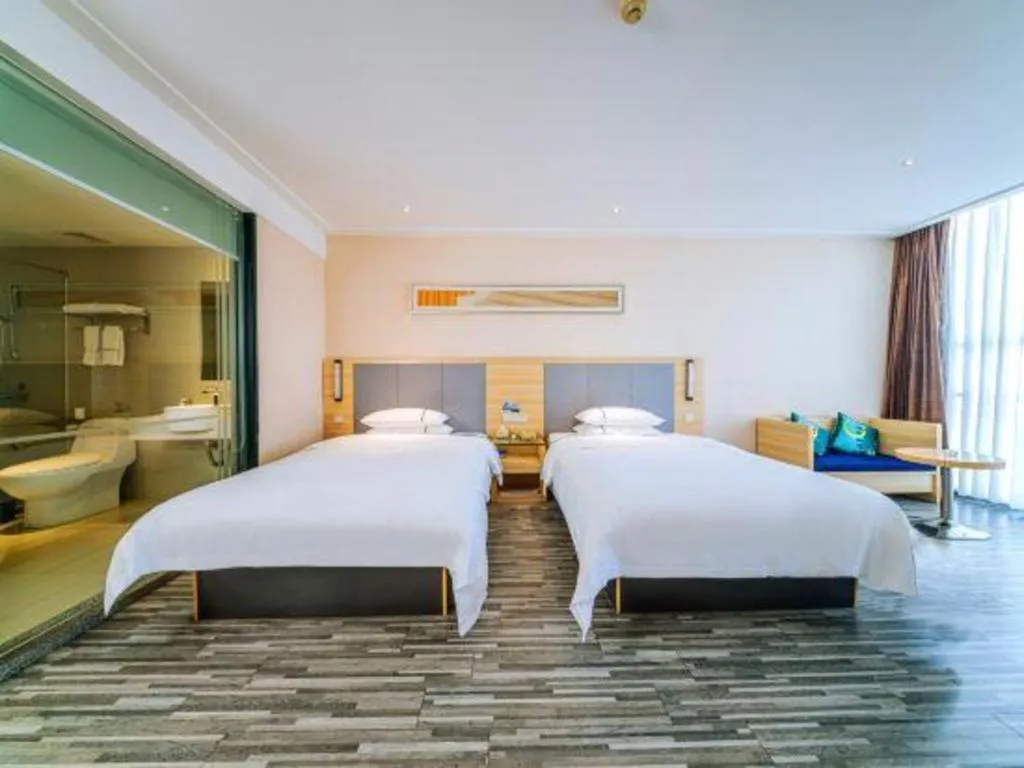 Bed in City Comfort Inn Guilin Quanzhou Zhongxin Square