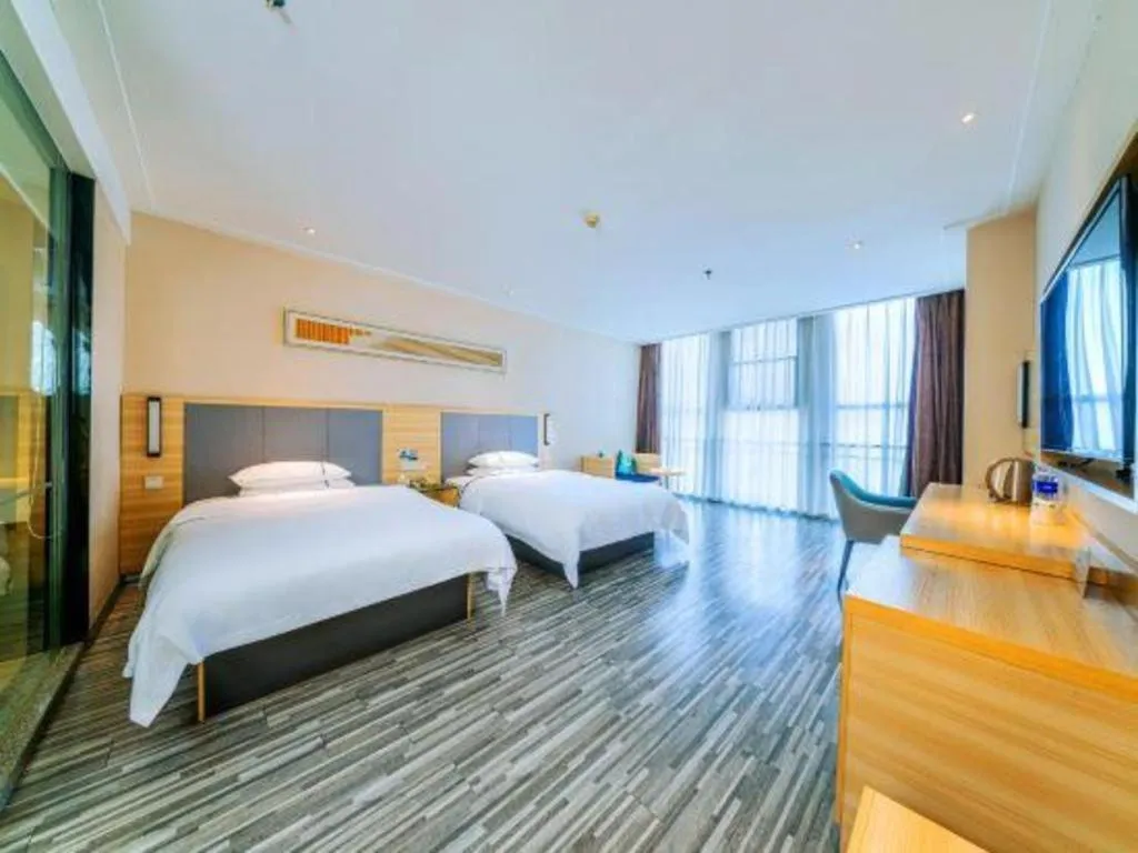 Bed in City Comfort Inn Guilin Quanzhou Zhongxin Square