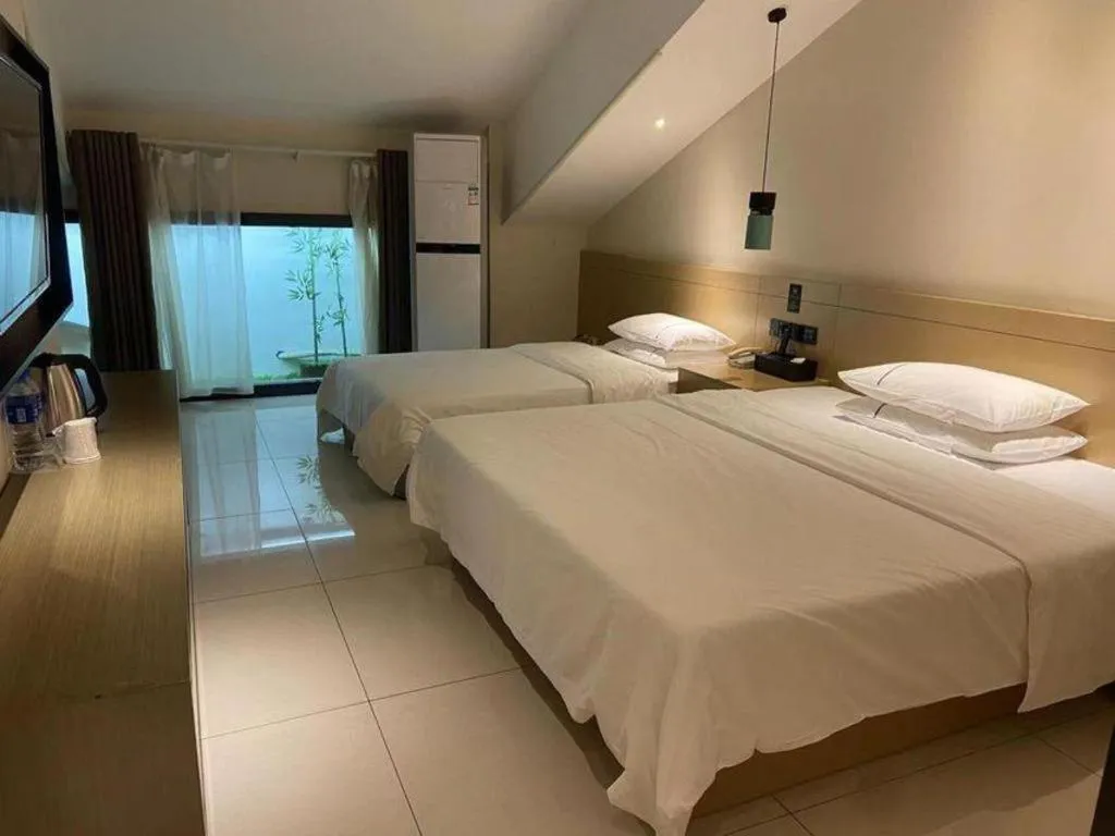 Bed in City Comfort Inn Nanchang Gaoxin Avenue Metro Station Aixi Lake