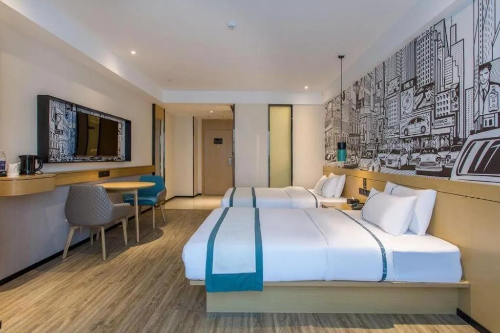 Bed in City Comfort Inn Nanchang Gaoxin Avenue Metro Station Aixi Lake