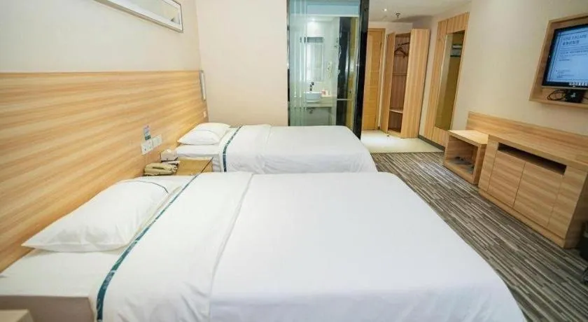 Bed in City Comfort Inn Chongqing Yuzhong District Daping Hospital