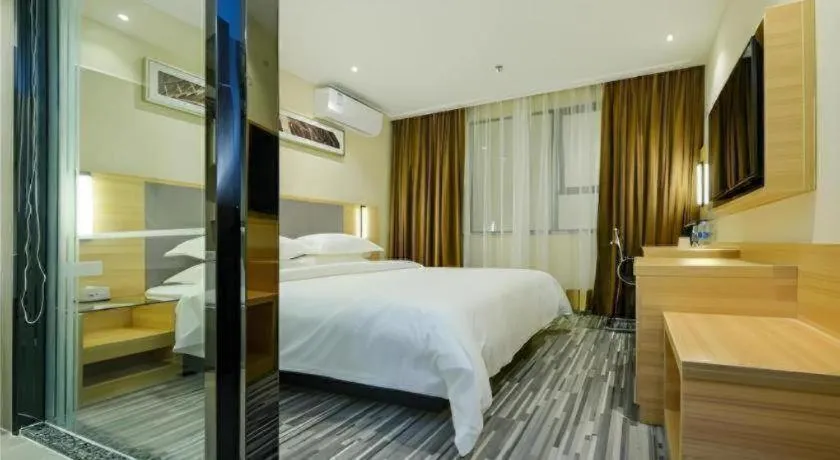 Bed in City Comfort Inn Chongqing Yuzhong District Daping Hospital