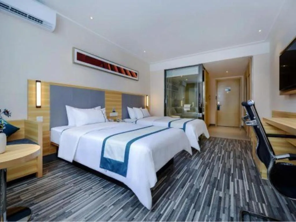 Bed in City Comfort Inn Chongqing Yuzhong District Daping Hospital