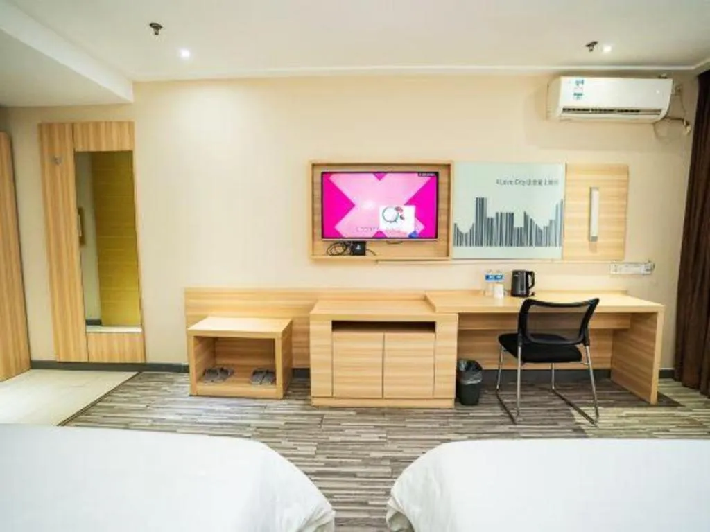 Bed in City Comfort Inn Chongqing Yuzhong District Daping Hospital