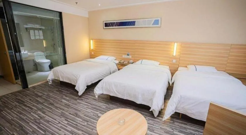 Bed in City Comfort Inn Chongqing Yuzhong District Daping Hospital