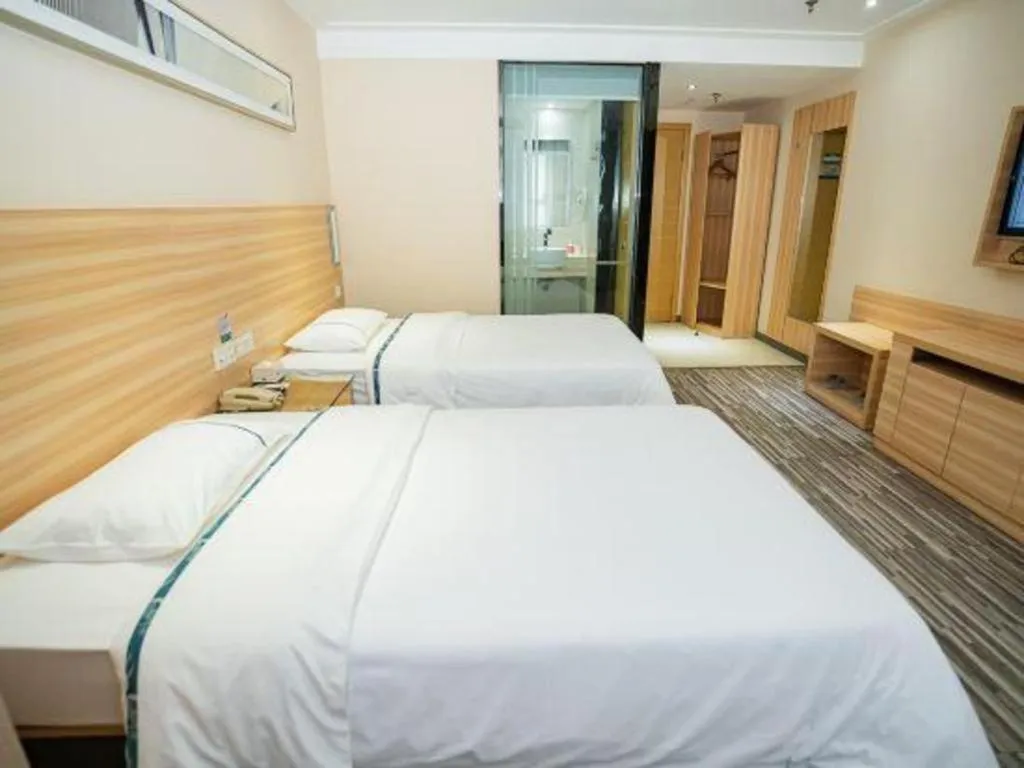 Bed in City Comfort Inn Chongqing Yuzhong District Daping Hospital